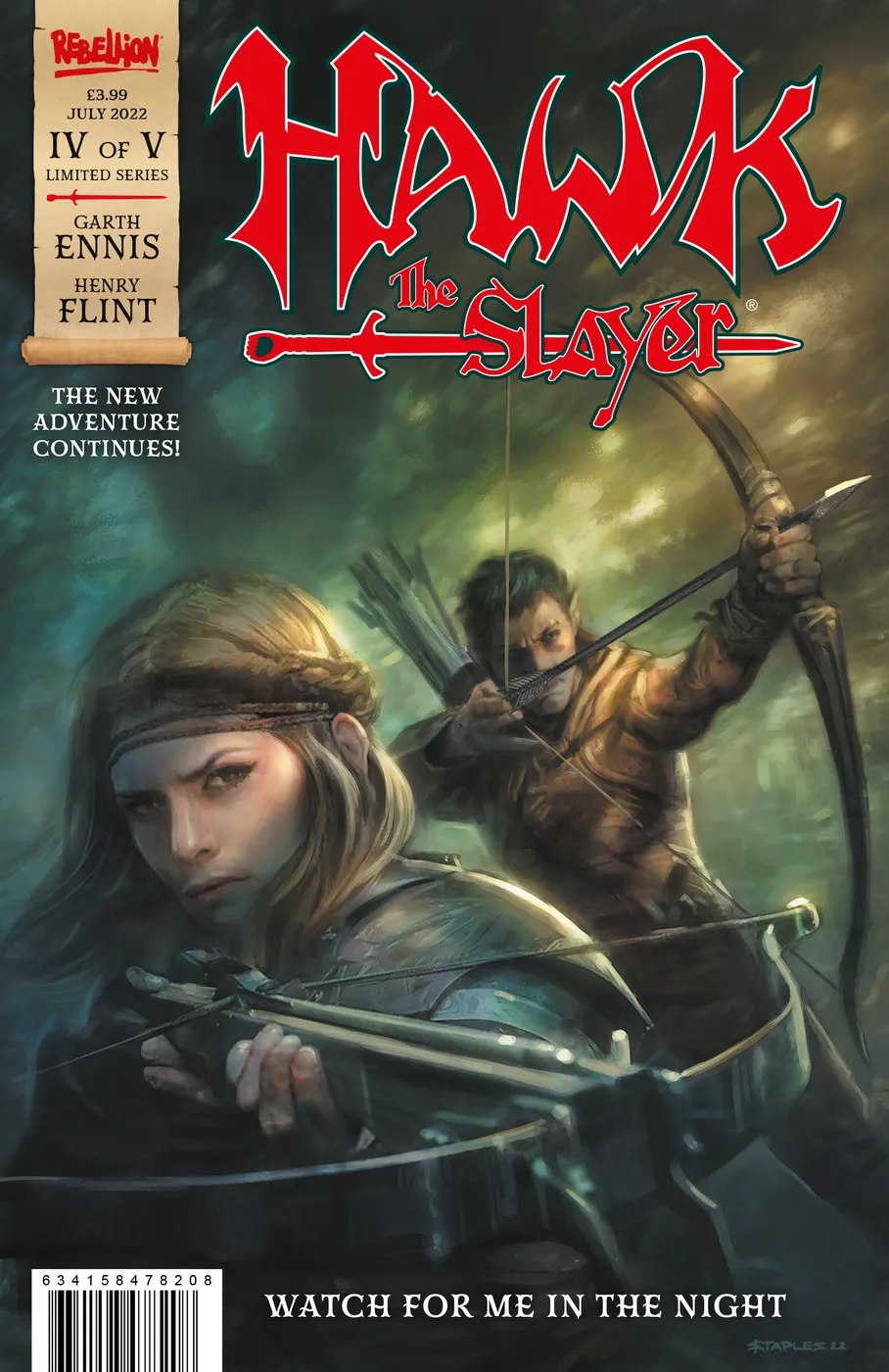 Cover of Hawk the Slayer #4