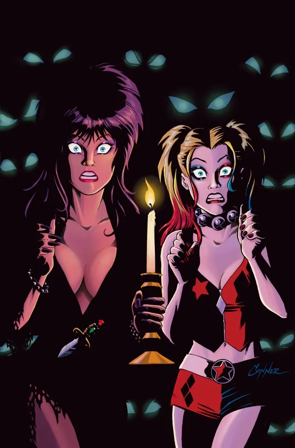 Cover of Harley Quinn x Elvira #4