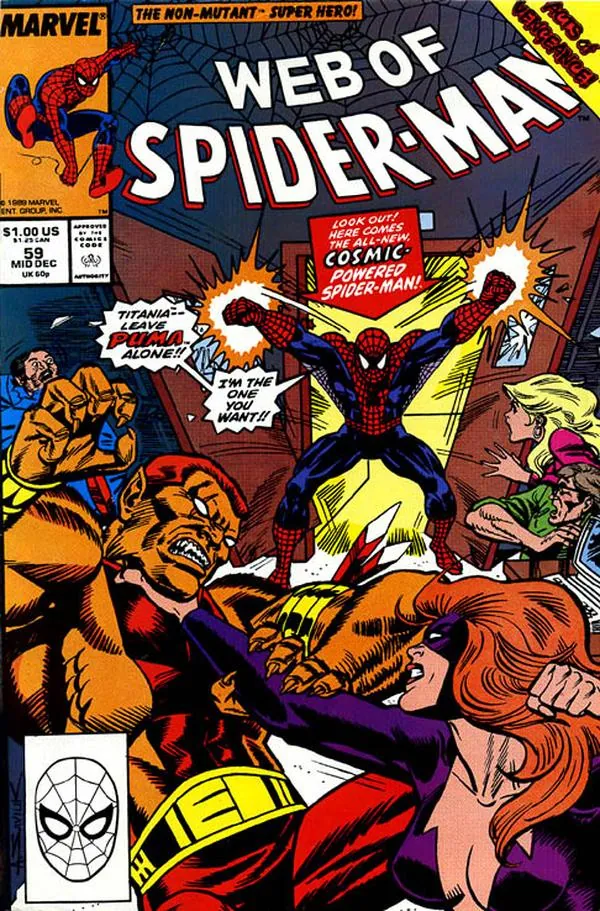 Cover of Web of Spider-Man #59