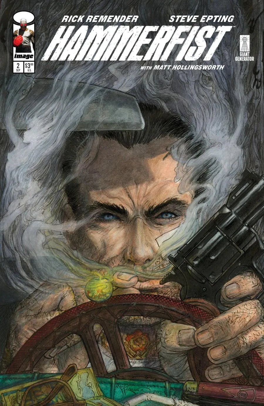 Cover of Hammerfist #2