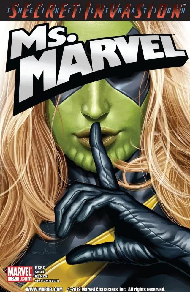 Cover of Ms. Marvel #25