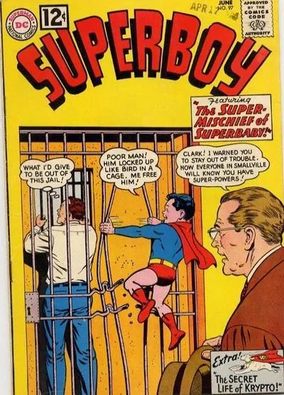 Cover of Superboy #97