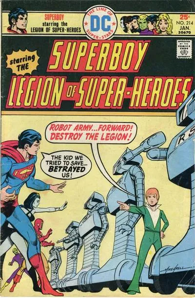 Cover of Superboy #214