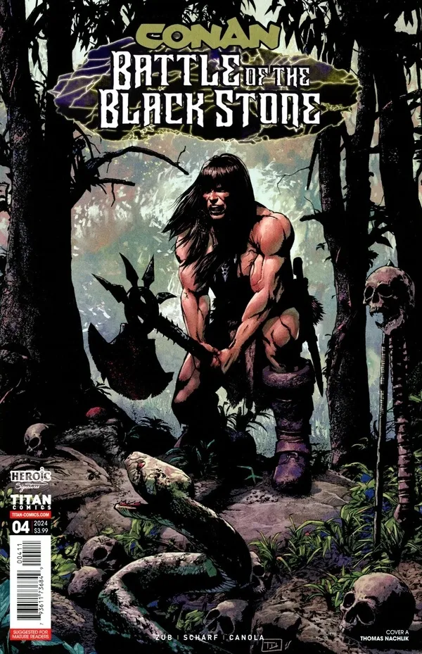 Cover of Conan: Battle of the Black Stone #4