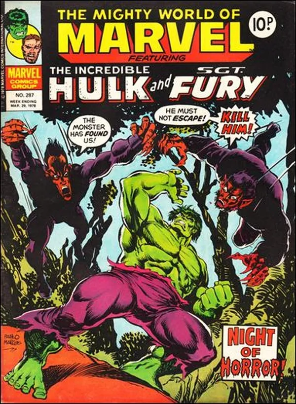 Cover of The Mighty World of Marvel #287