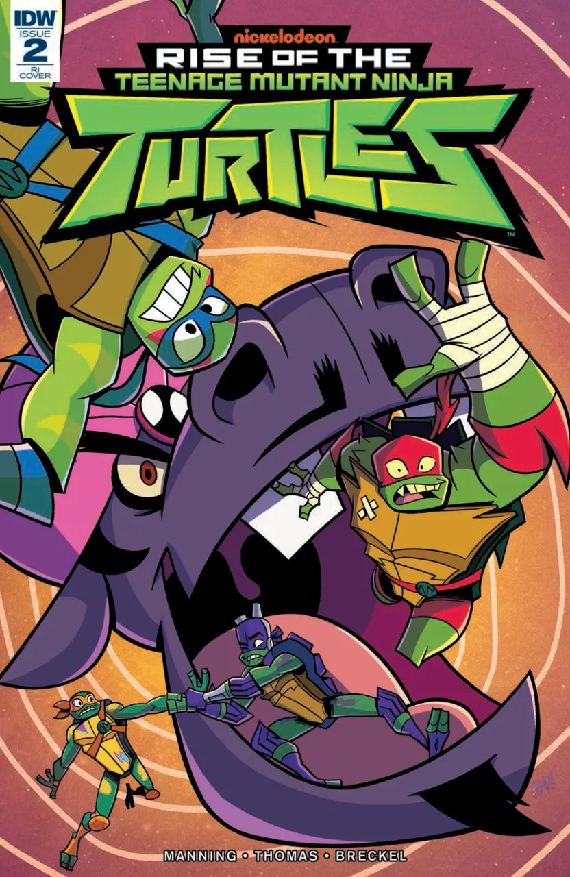 Cover of Rise of Teenage Mutant Ninja Turtles #2