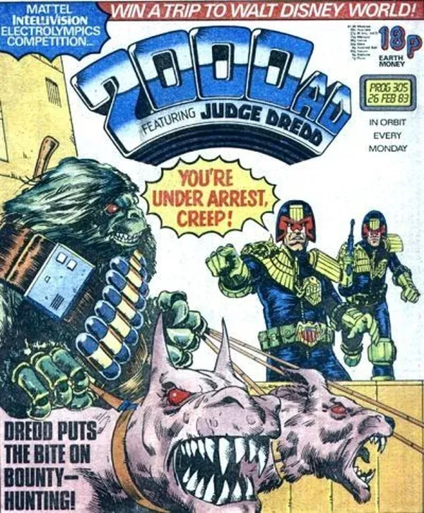 Cover of 2000 AD #305