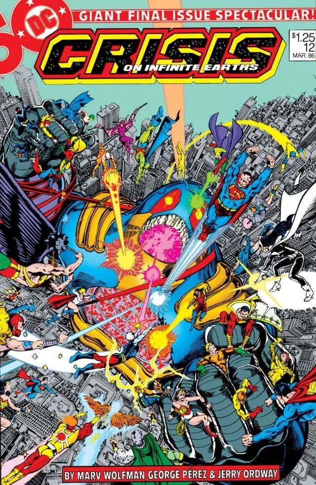 Cover of Crisis on Infinite Earths #12