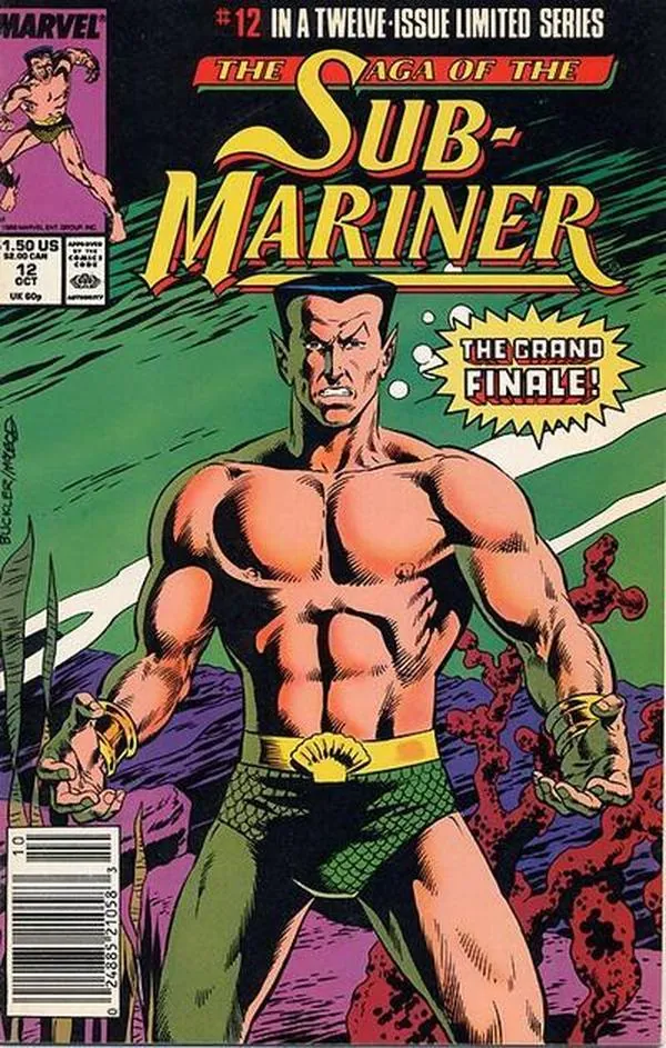 Cover of Saga of the Sub-Mariner #12