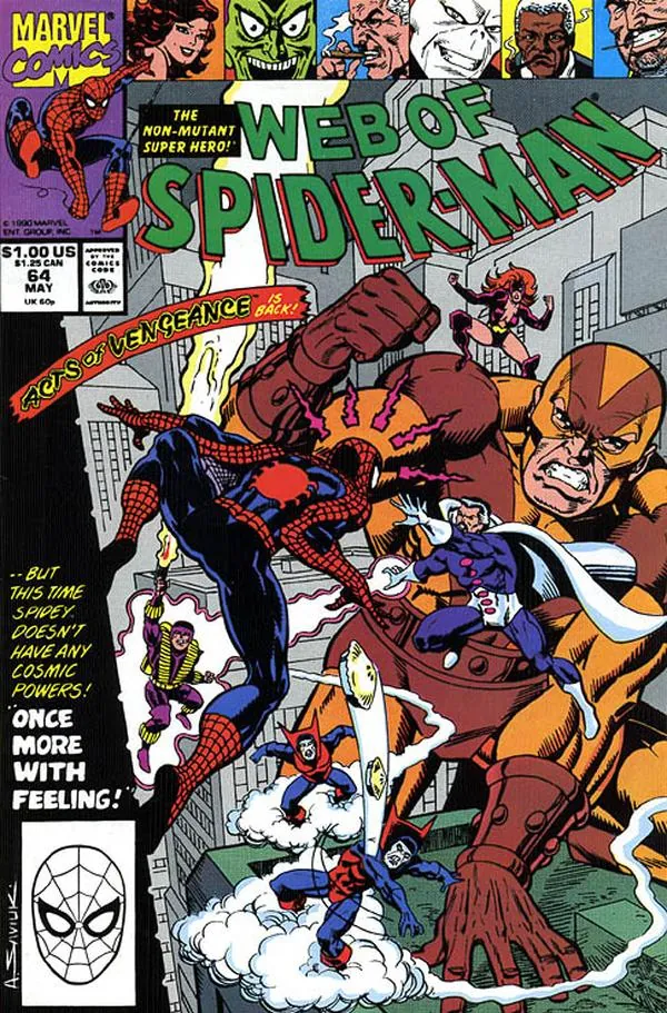 Cover of Web of Spider-Man #64