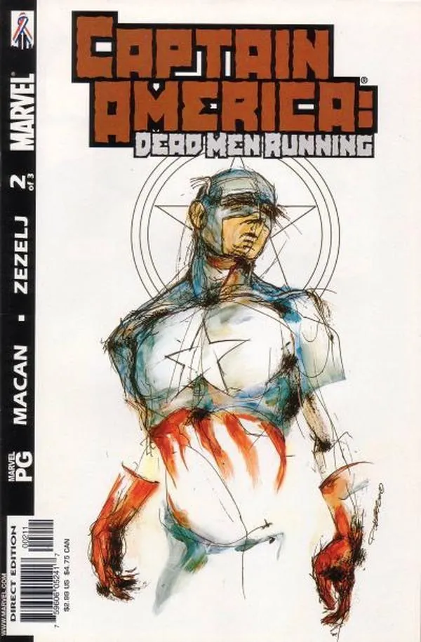 Cover of Captain America: Dead Men Running #2