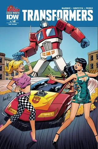 Cover of The Transformers #48