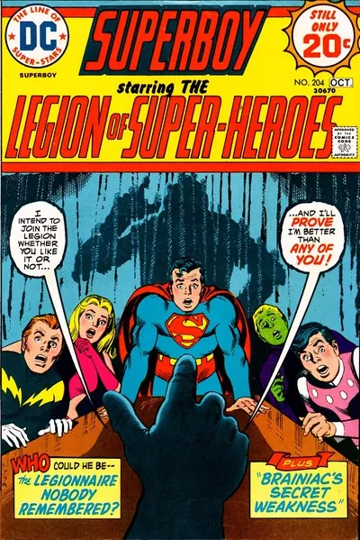 Cover of Superboy #204