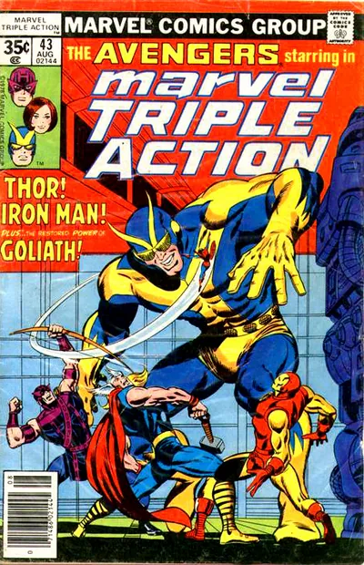 Cover of Marvel Triple Action #43
