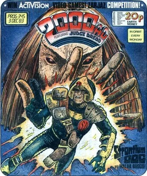 Cover of 2000 AD #345