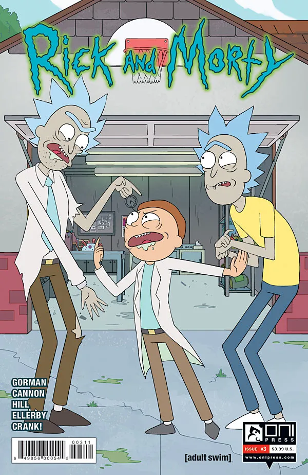 Cover of Rick and Morty #3