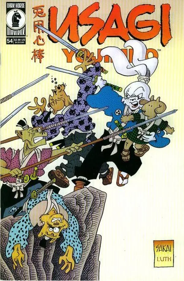 Cover of Usagi Yojimbo #54