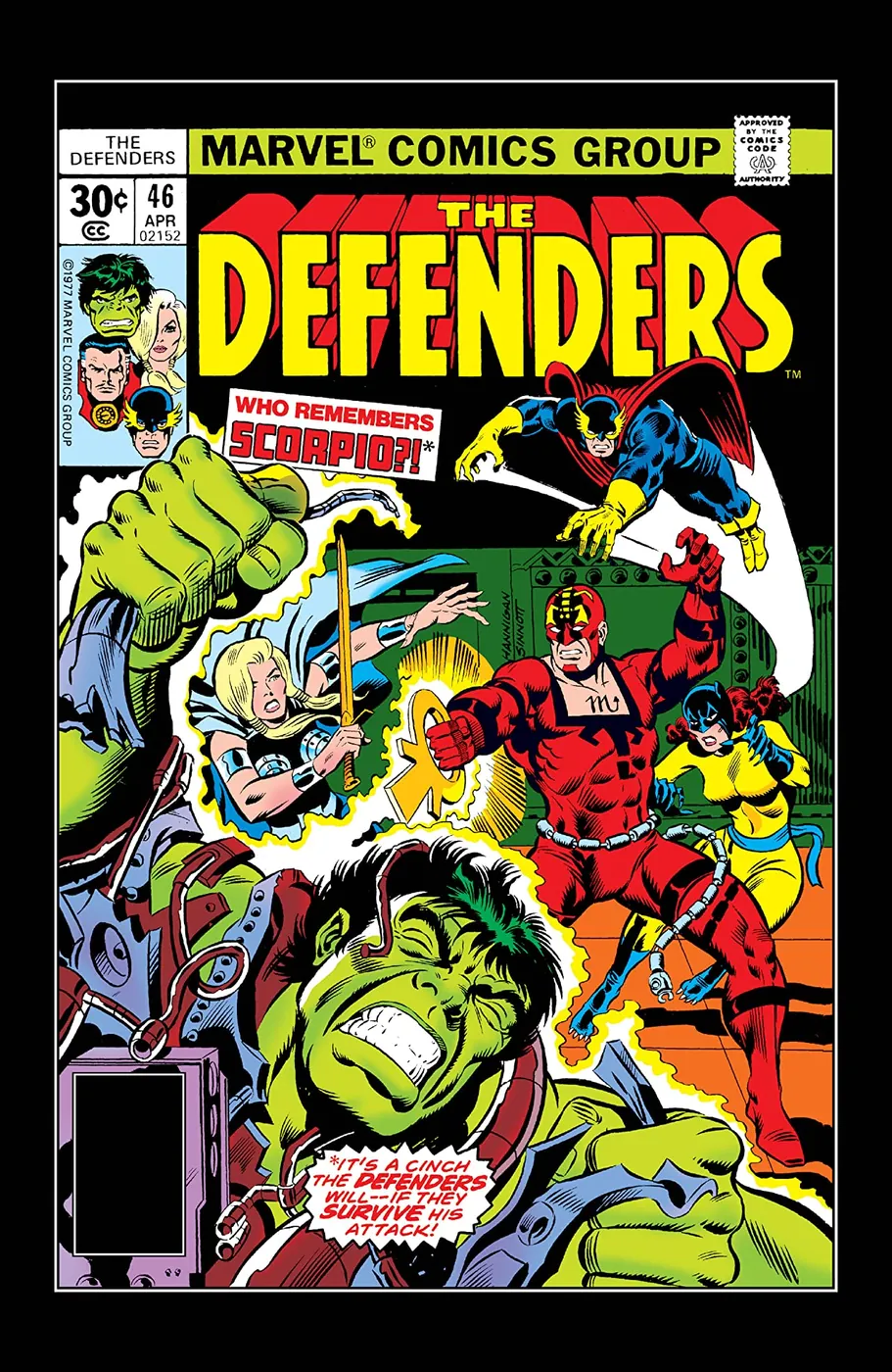 Cover of The Defenders #46