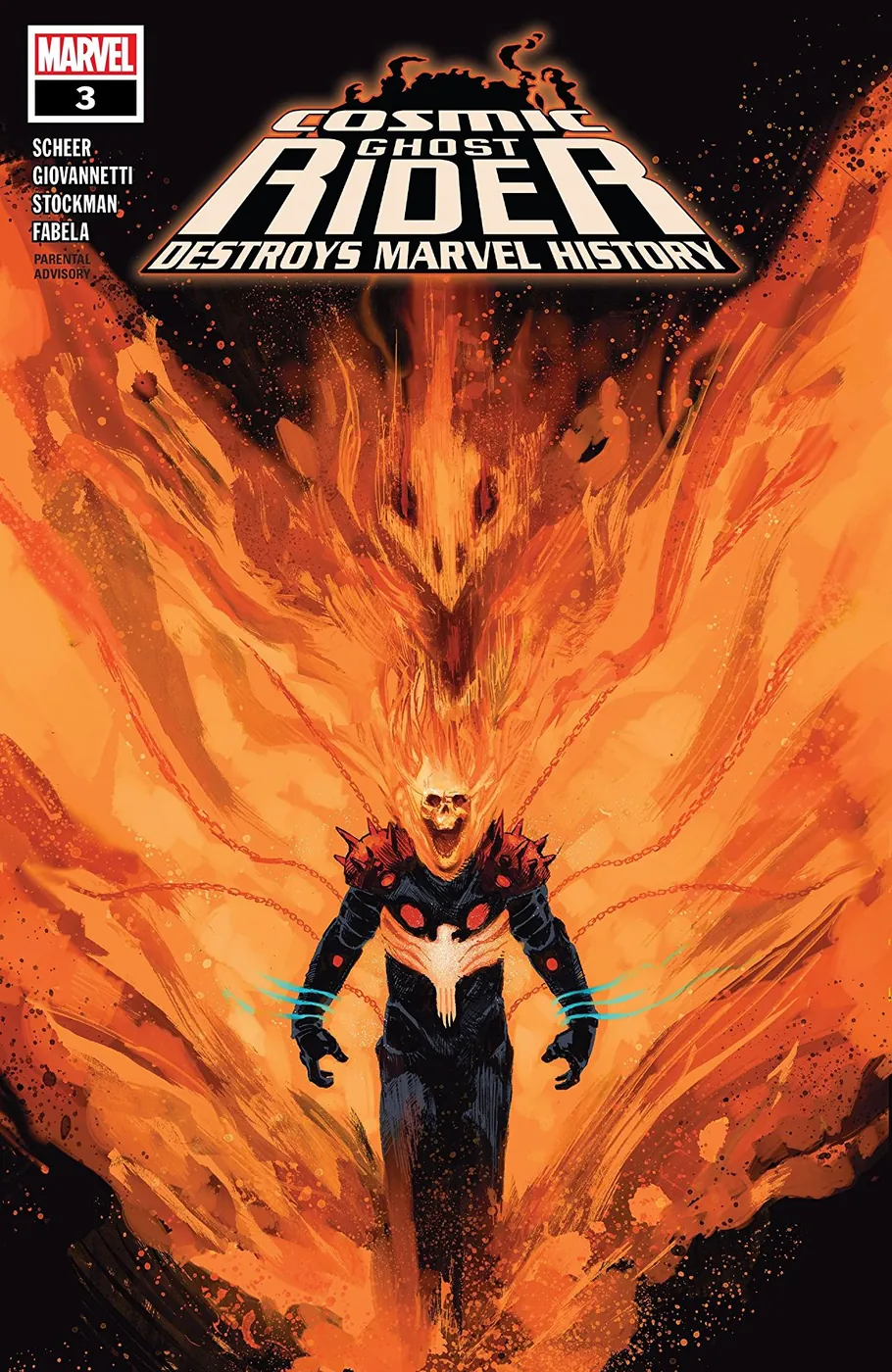 Cover of Cosmic Ghost Rider Destroys Marvel History #3