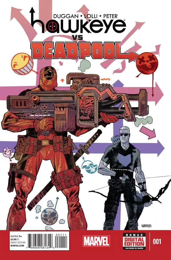 Cover of Hawkeye vs. Deadpool #1