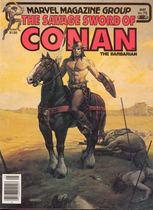 Cover of The Savage Sword of Conan #76