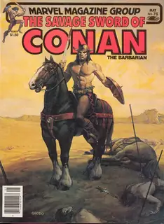 Cover of The Savage Sword of Conan #76