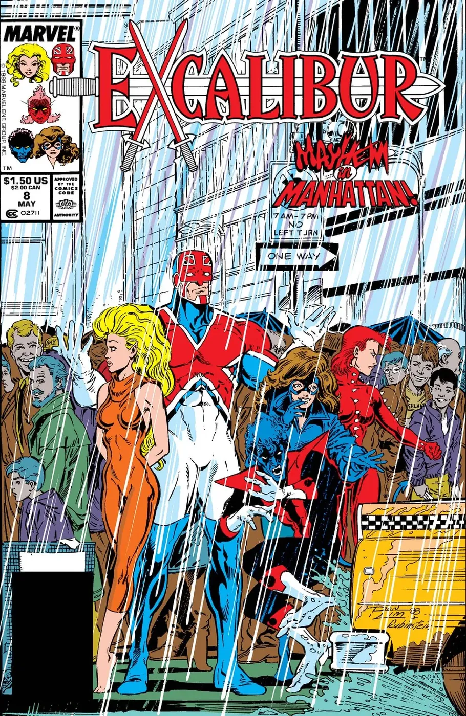 Cover of Excalibur #8