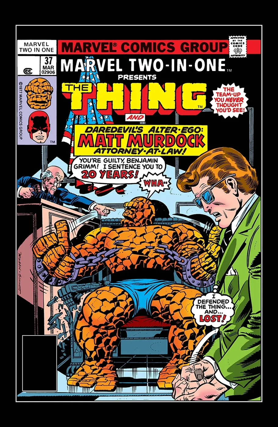 Cover of Marvel Two-in-One #37
