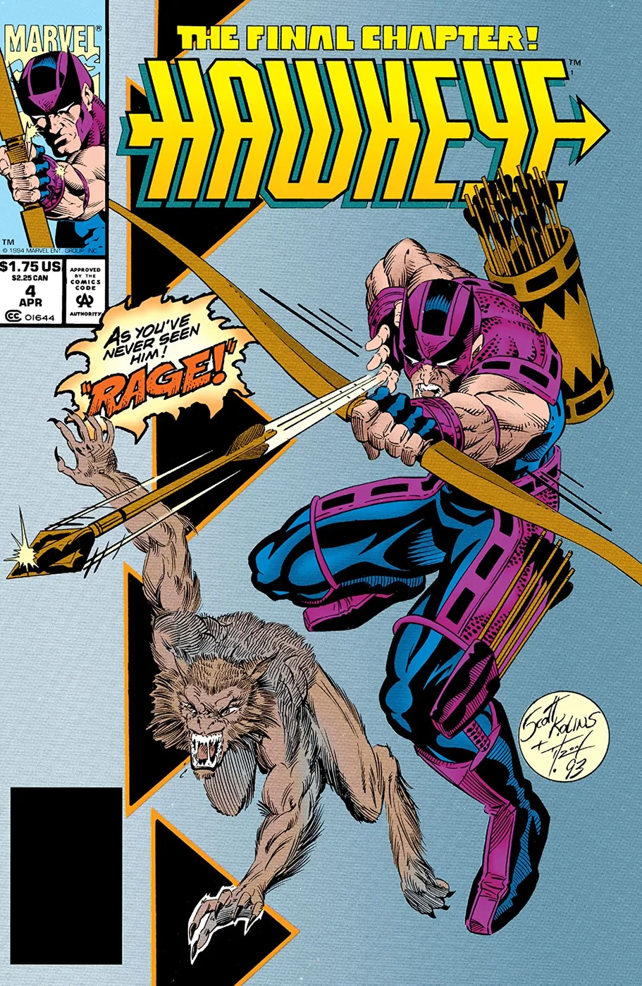 Cover of Hawkeye #4
