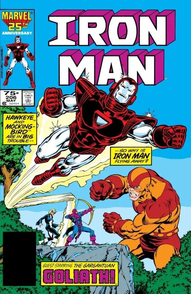 Cover of Iron Man #206