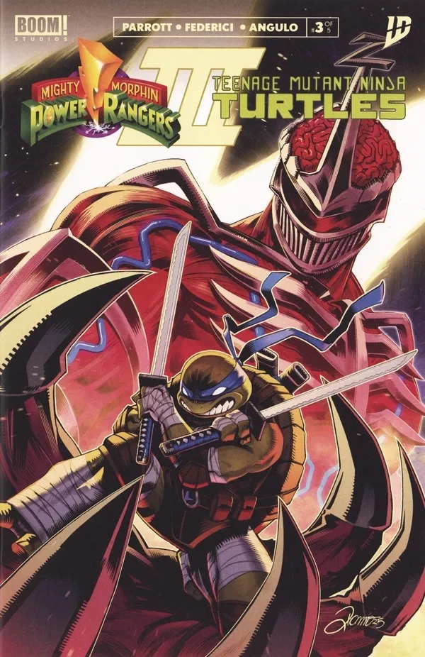 Cover of Mighty Morphin Power Rangers / Teenage Mutant Ninja Turtles III #3