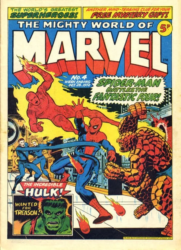 Cover of The Mighty World of Marvel #4