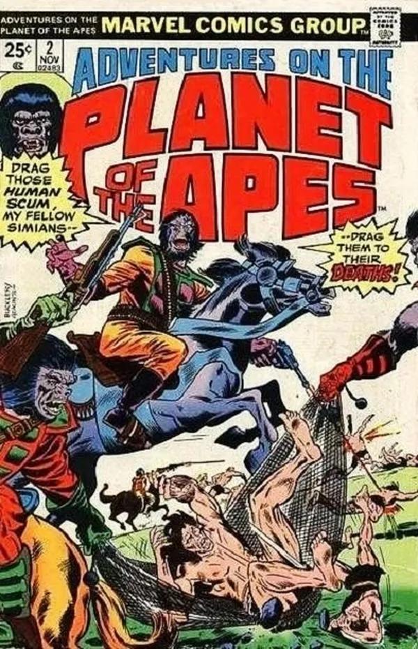 Cover of Adventures on the Planet of the Apes #2