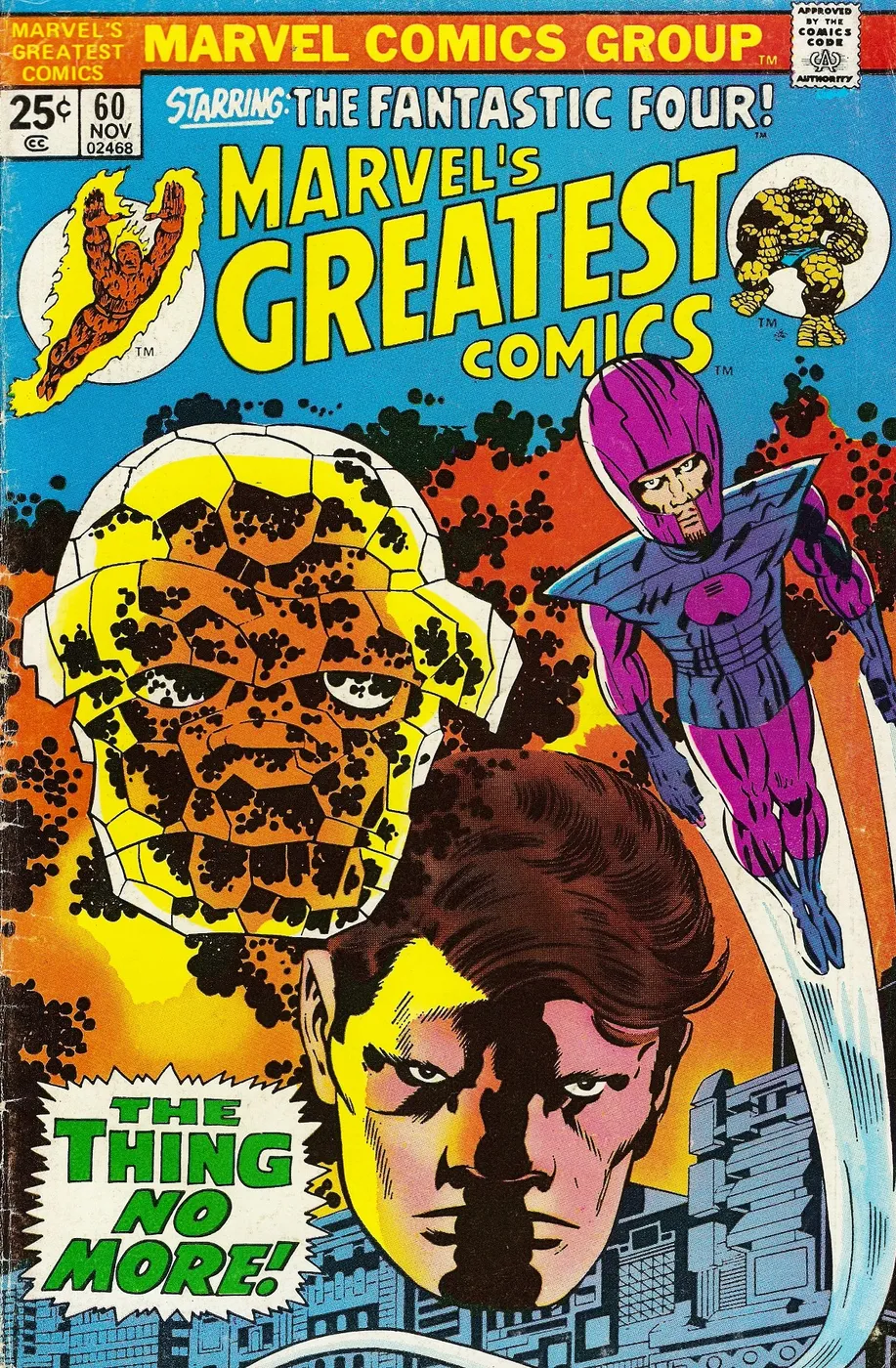 Cover of Marvel's Greatest Comics #60