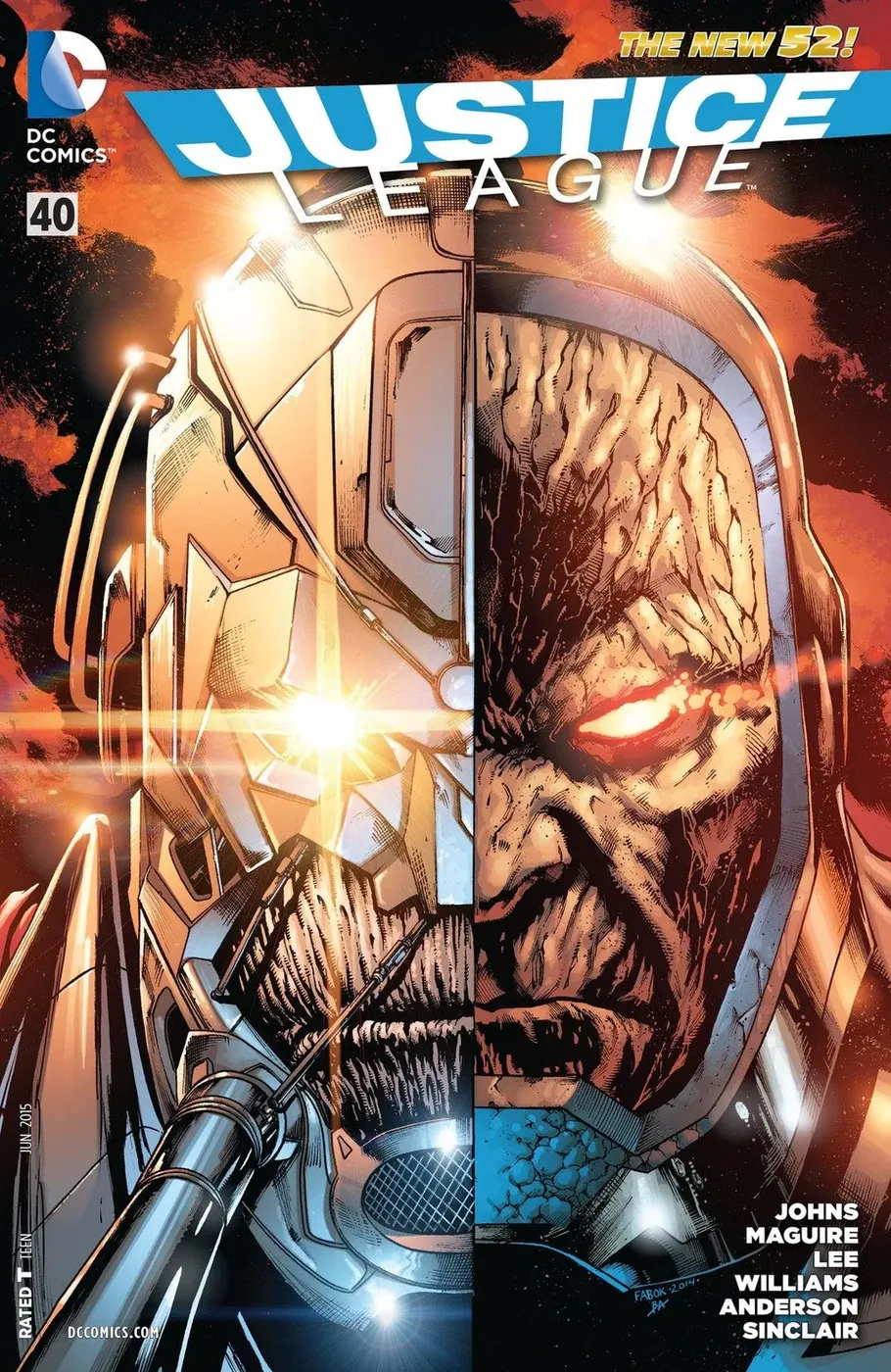Cover of Justice League #40