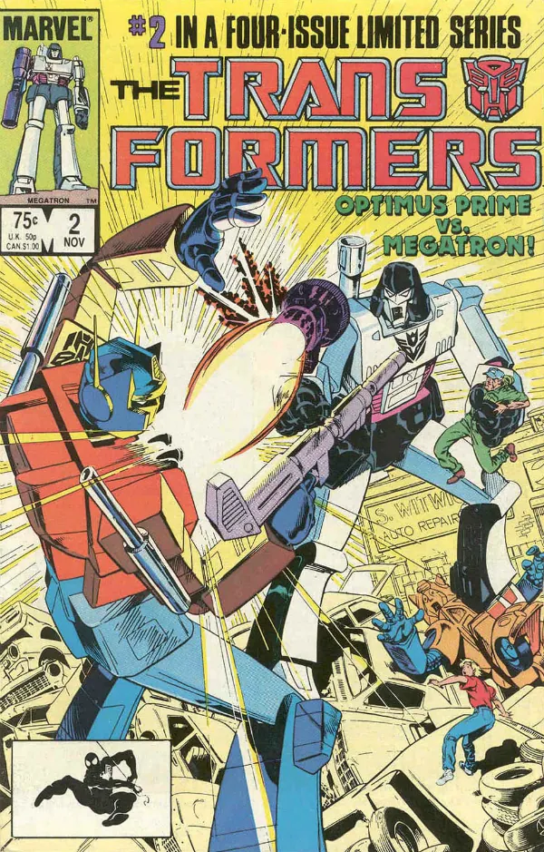Cover of The Transformers #2