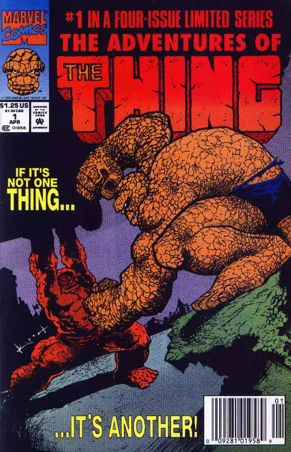 Cover of The Adventures of the Thing #1