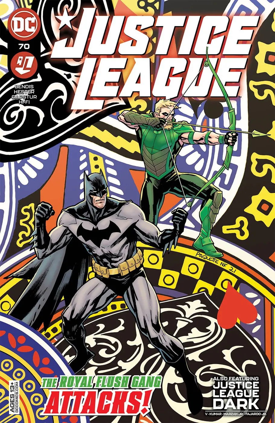 Cover of Justice League #70