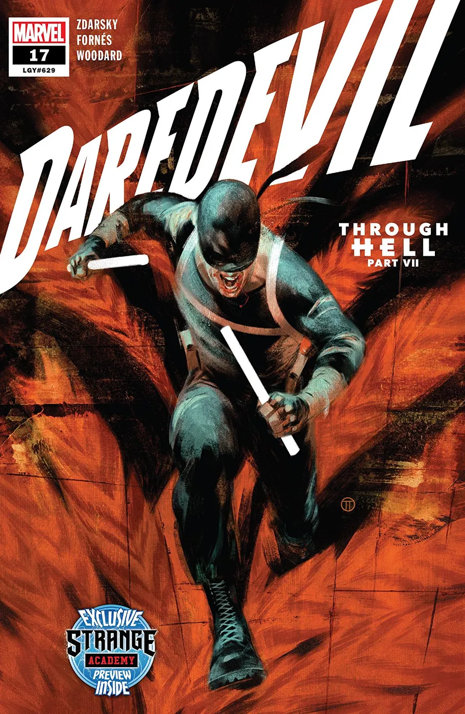 Cover of Daredevil #17 (629)