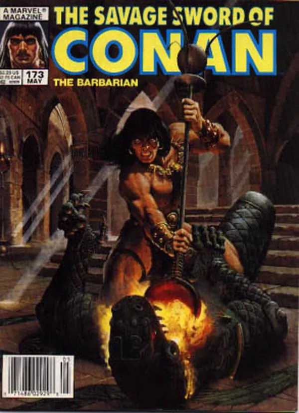 Cover of The Savage Sword of Conan #173