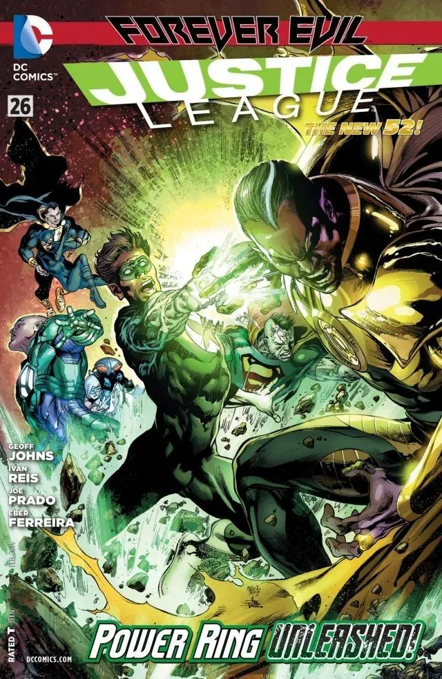 Cover of Justice League #26