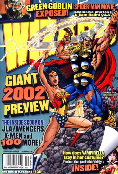Cover of Wizard: The Comics Magazine #125