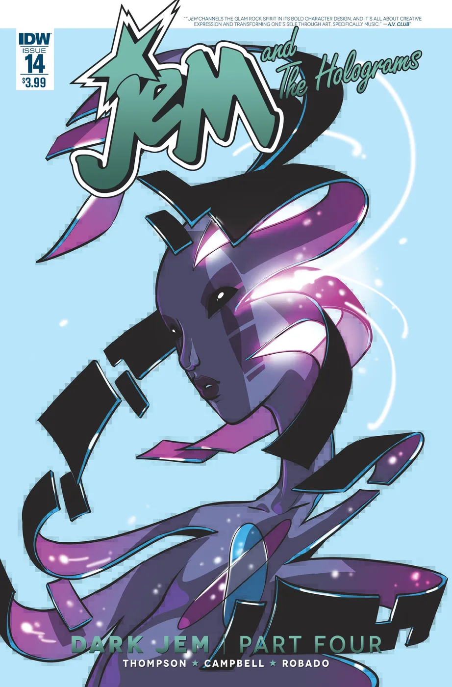 Cover of Jem and the Holograms #14