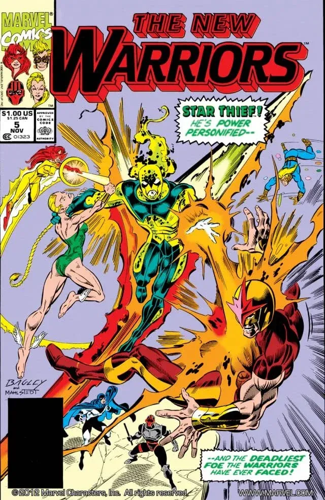 Cover of The New Warriors #5