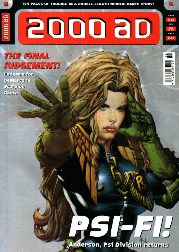 Cover of 2000 AD #1132