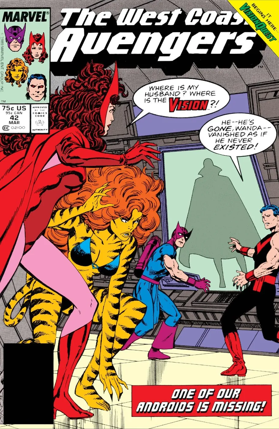 Cover of West Coast Avengers #42