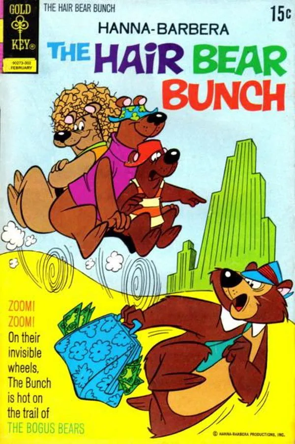Cover of Hanna-Barbera the Hair Bear Bunch #5