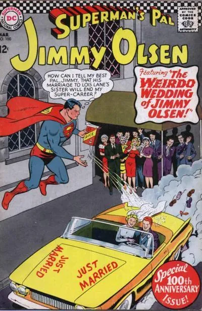 Cover of Superman's Pal, Jimmy Olsen #100