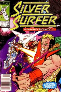 Cover of Silver Surfer #27