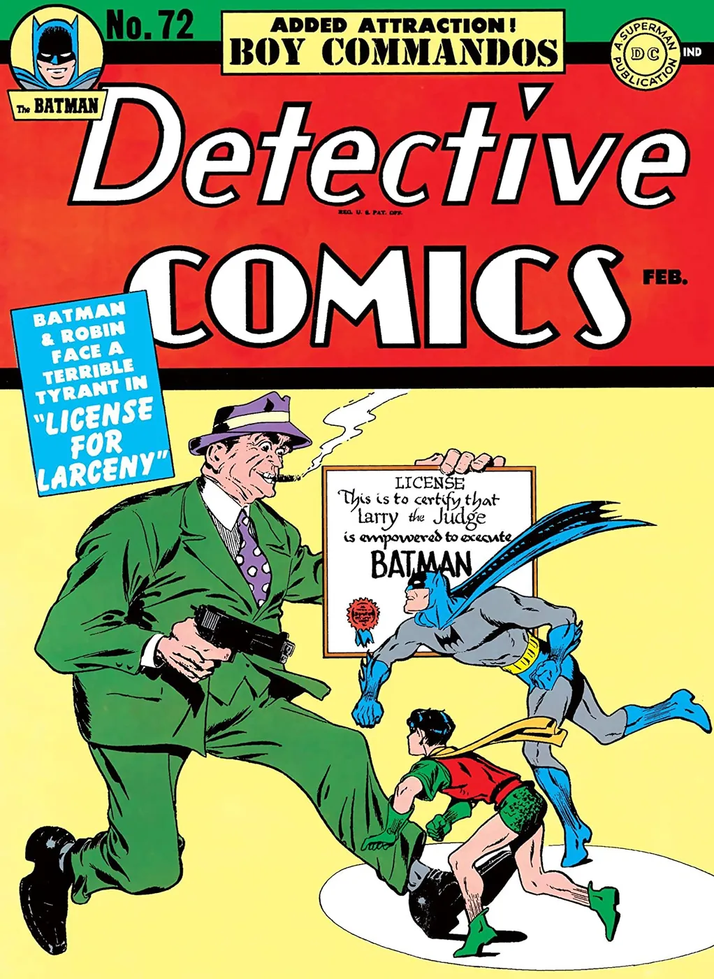Cover of Detective Comics #72